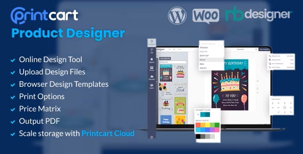 Printcart 产品设计师 Product Designer 1.2.0 | WooCommerce WordPress-WordPress精品站