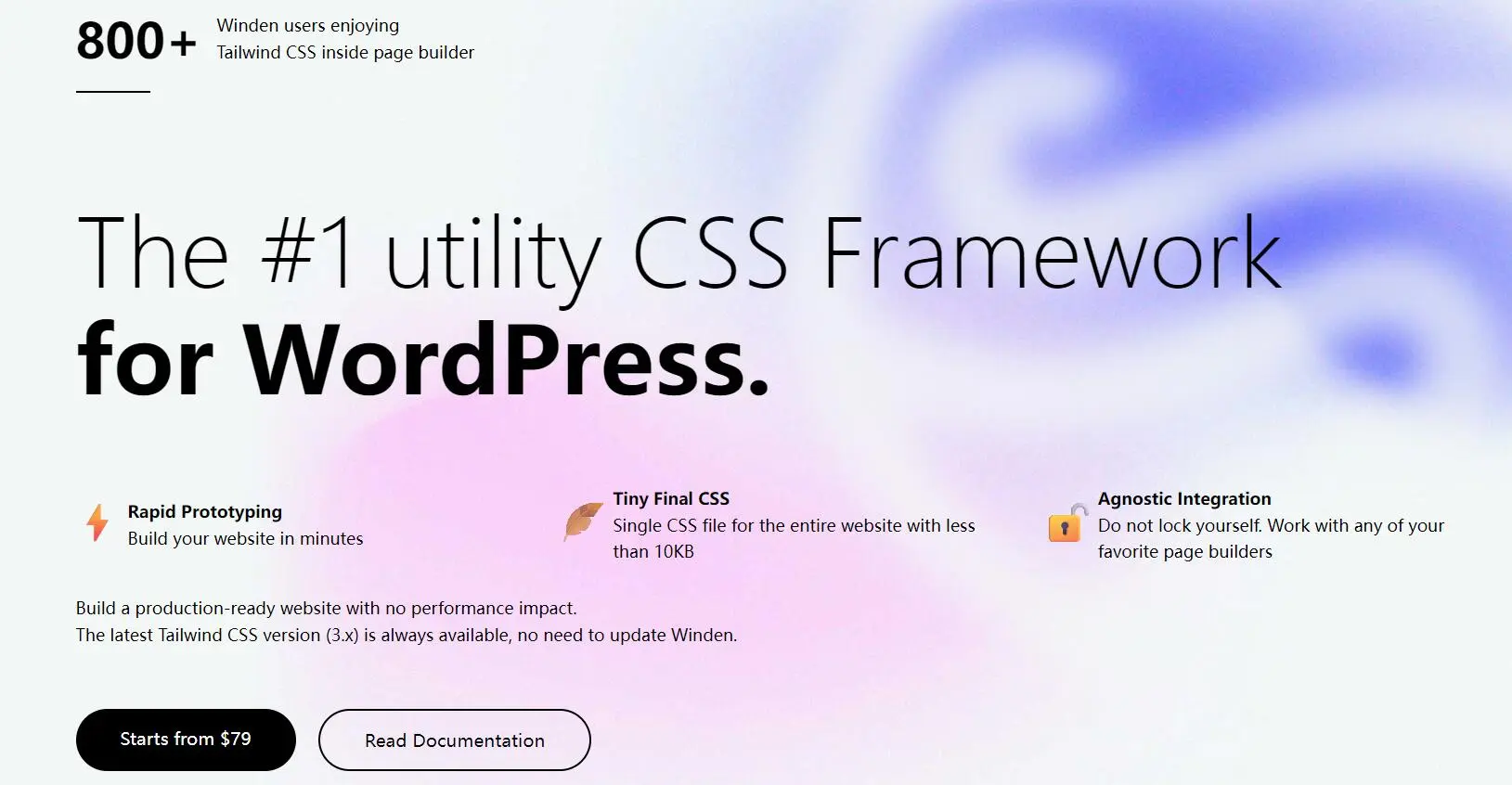 Winden 1.1.10 – 页面构建器的通用 Tailwind CSS 支持 Universal Tailwind CSS support for WordPress Page Builders-WordPress精品站