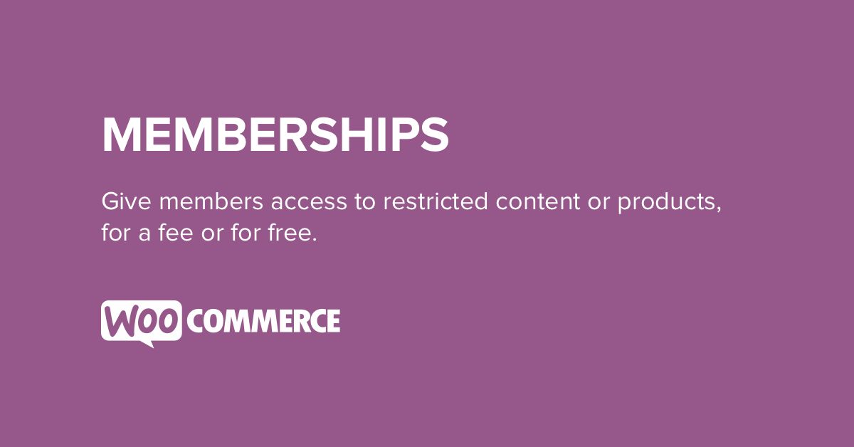 WooCommerce 会员资格 Memberships 1.25.0-WordPress精品站