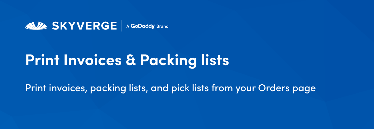 WooCommerce 发票和装箱单 Print Invoices & Packing lists 3.13.0-WordPress精品站