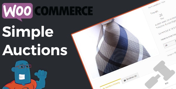 WooCommerce 拍卖 Auctions 2.1.2 – WordPress Simple Auctions-WordPress精品站