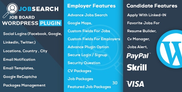 JobSearch 2.2.6 – Job Board WordPress Plugin-WordPress精品站