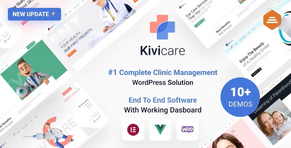 KiviCare 2.2.0 – 医疗诊所和患者管理解决方案 Medical Clinic & Patient Management WordPress Solution-WordPress精品站