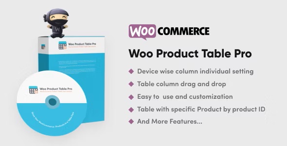 Woo Product Table Pro 8.3.0 – WooCommerce 产品表视图解决方案 Product Table view solution-WordPress精品站