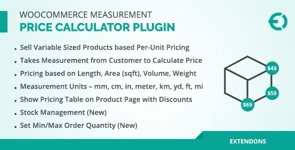 WooCommerce 测量价格计算器 每单位价格 Measurement Price Calculator Plugin, Price Per Unit 2.1.3-WordPress精品站