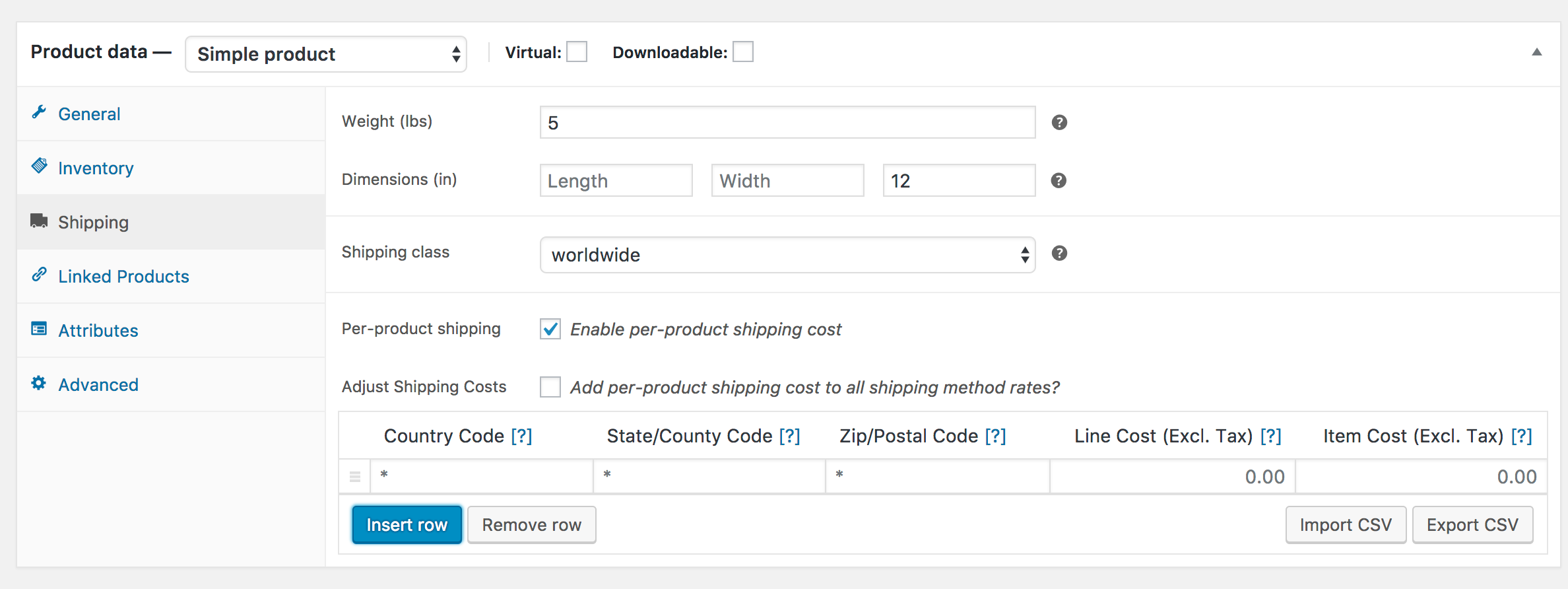 WooCommerce Per Product Shipping 2.5.2-WordPress精品站