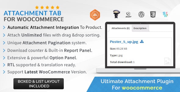 Attachment Tab For Woocommerce 1.2.4-WordPress精品站