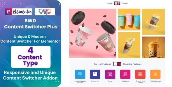 BWD Content Switcher Plus Addon For Elementor 1.0-WordPress精品站